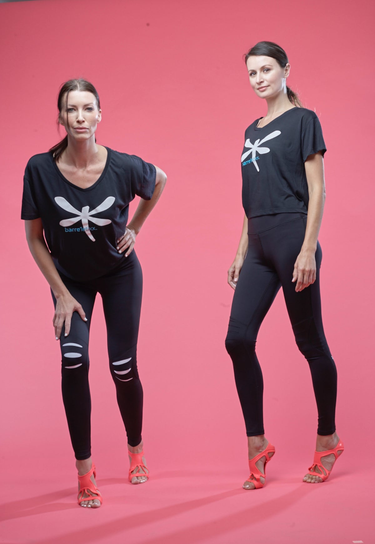Barreletics performance tees and yoga pants