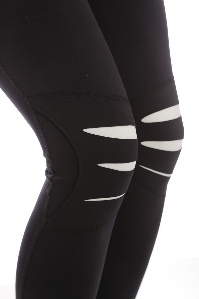 Super-High Rise Reinforced Knee Yoga Tight
